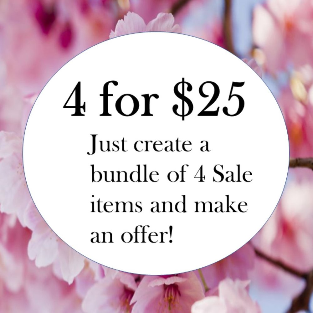 4 for $25 Sale